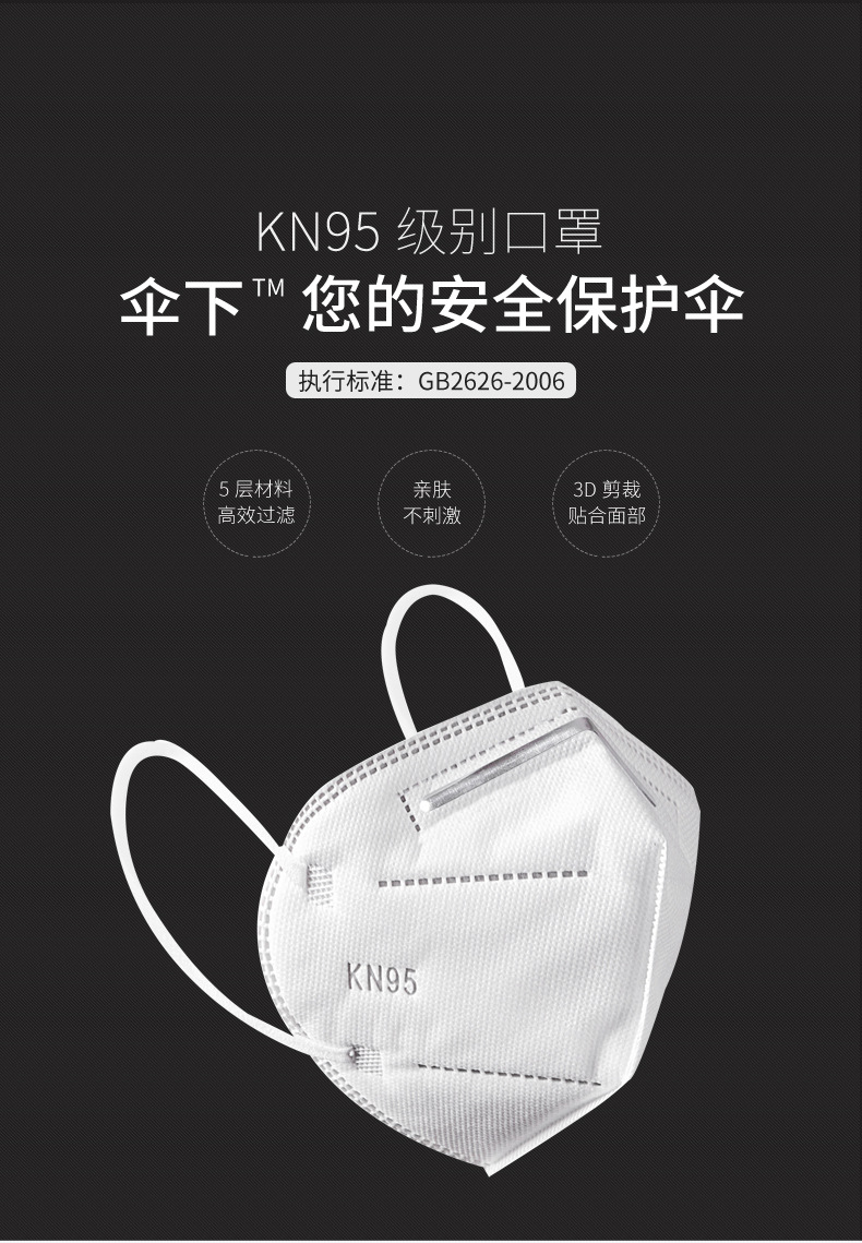 PM2.5防尘折叠口罩